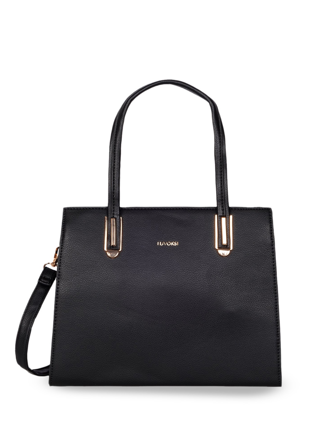 

Luvoksi Structured Handheld Bag, Black