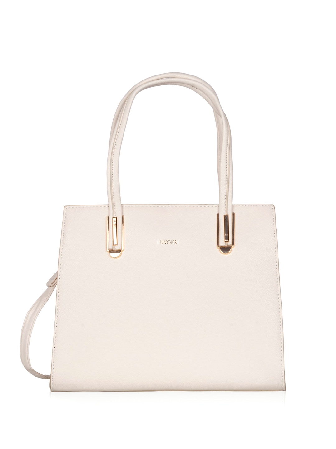 

Luvoksi Structured Shoulder Bag with Quilted, White