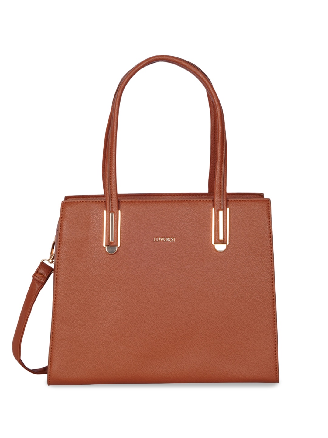 

Luvoksi Structured Handheld Bag, Tan