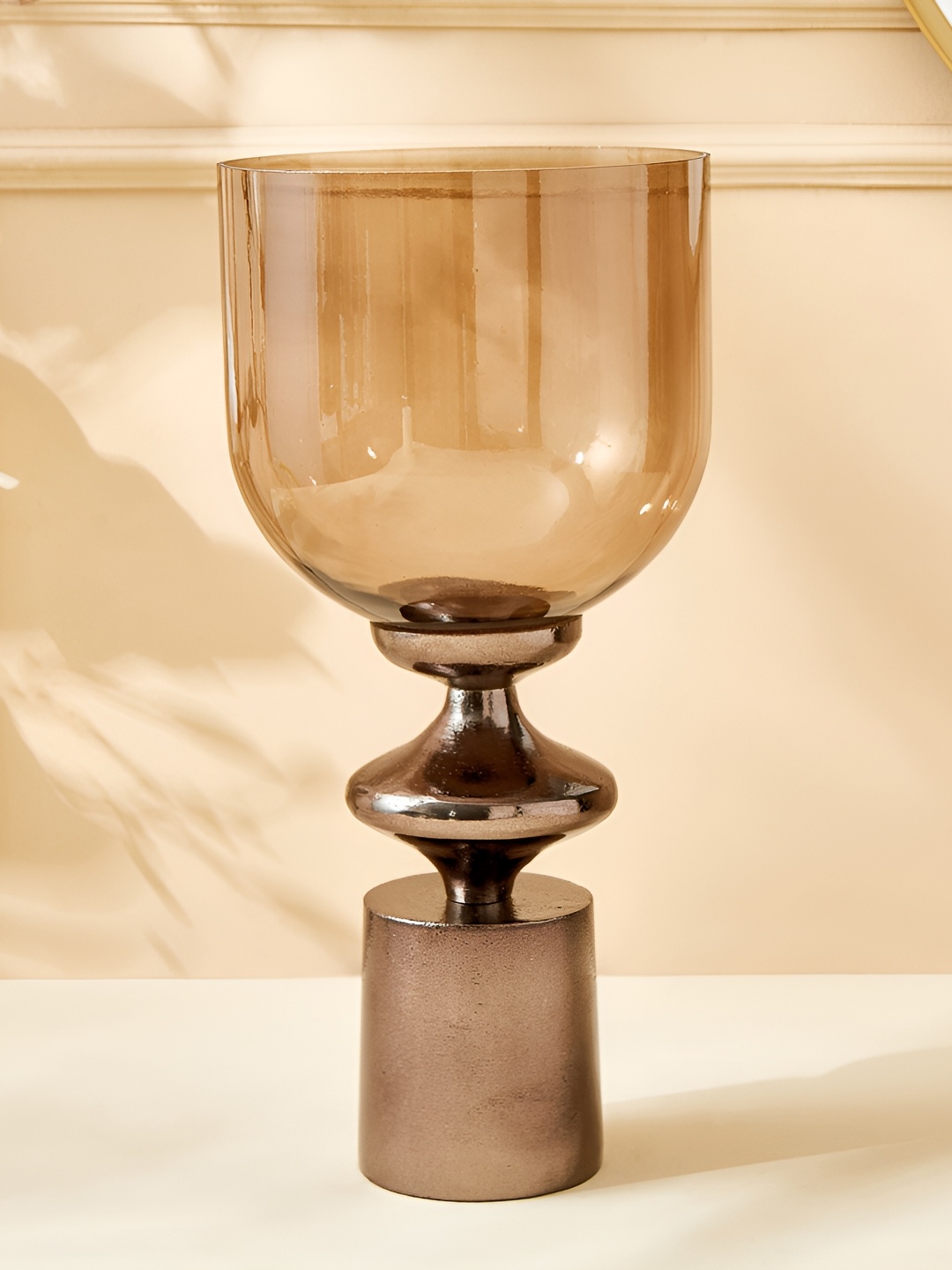 

Home Centre Eternity Vogue Copper Toned & Transparent Glass Vase