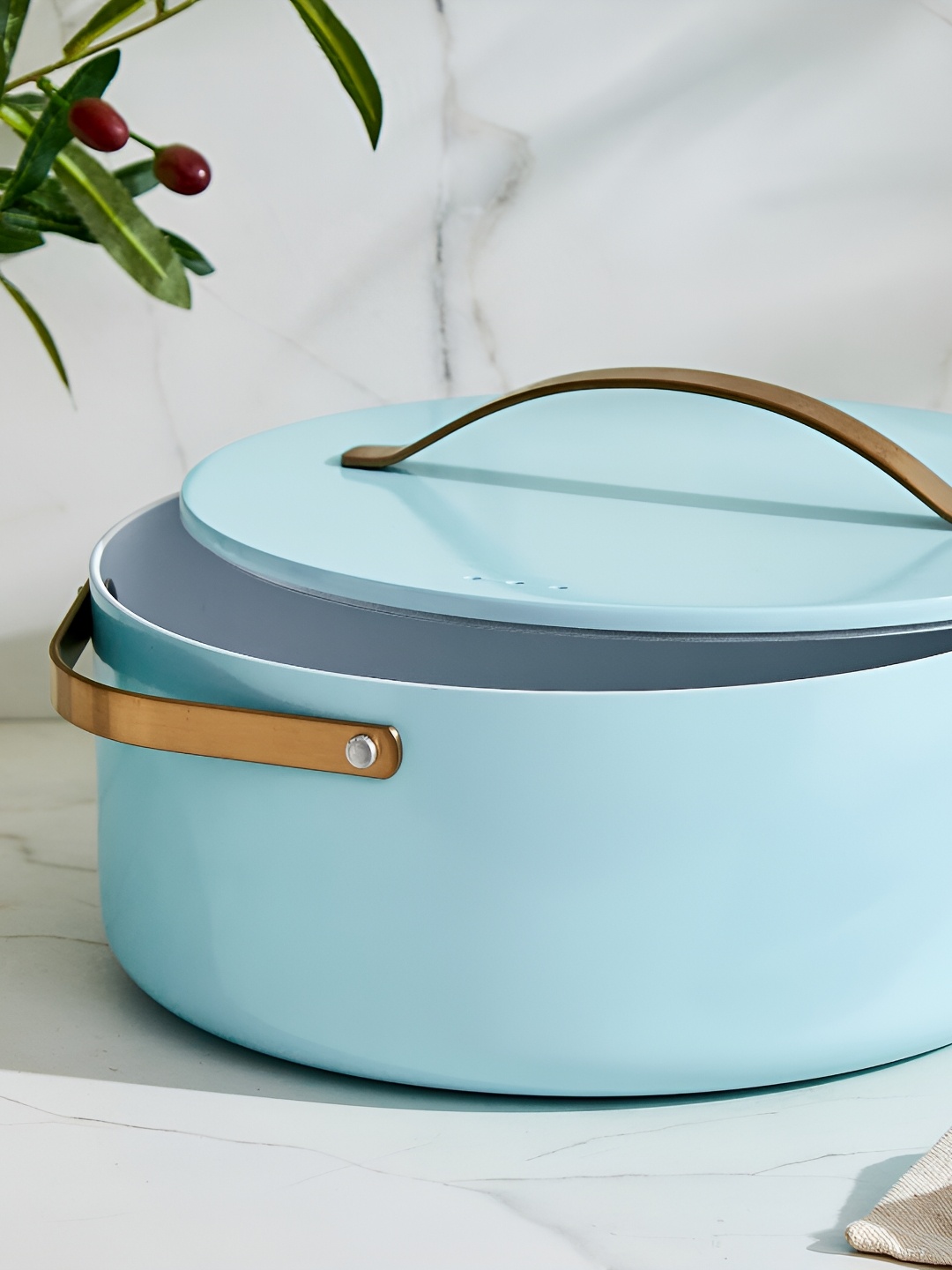 

Home Centre Blue Signature Series Nebula Non-Stick Casserole with Lid - 8L