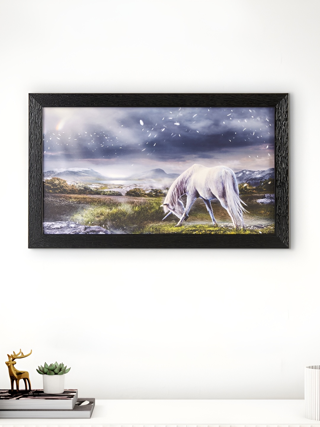 

Home Centre Black & White Printed Acrylic Wall Photo Frame