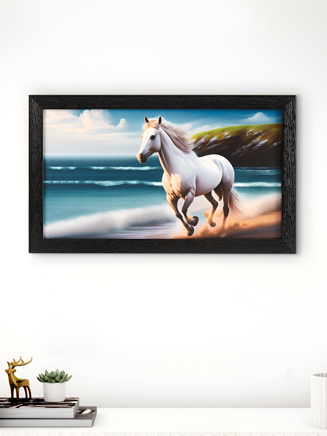 

Home Centre Black & White Printed Acrylic Wall Photo Frame