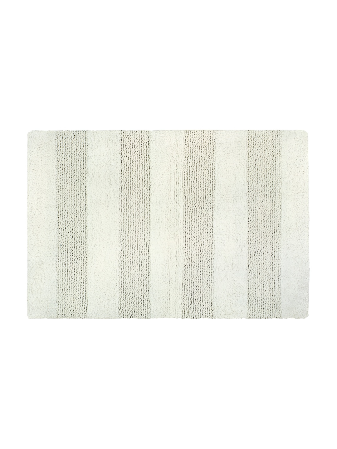 

Freelance Off White Textured 1800 GSM Cotton Bath Rug