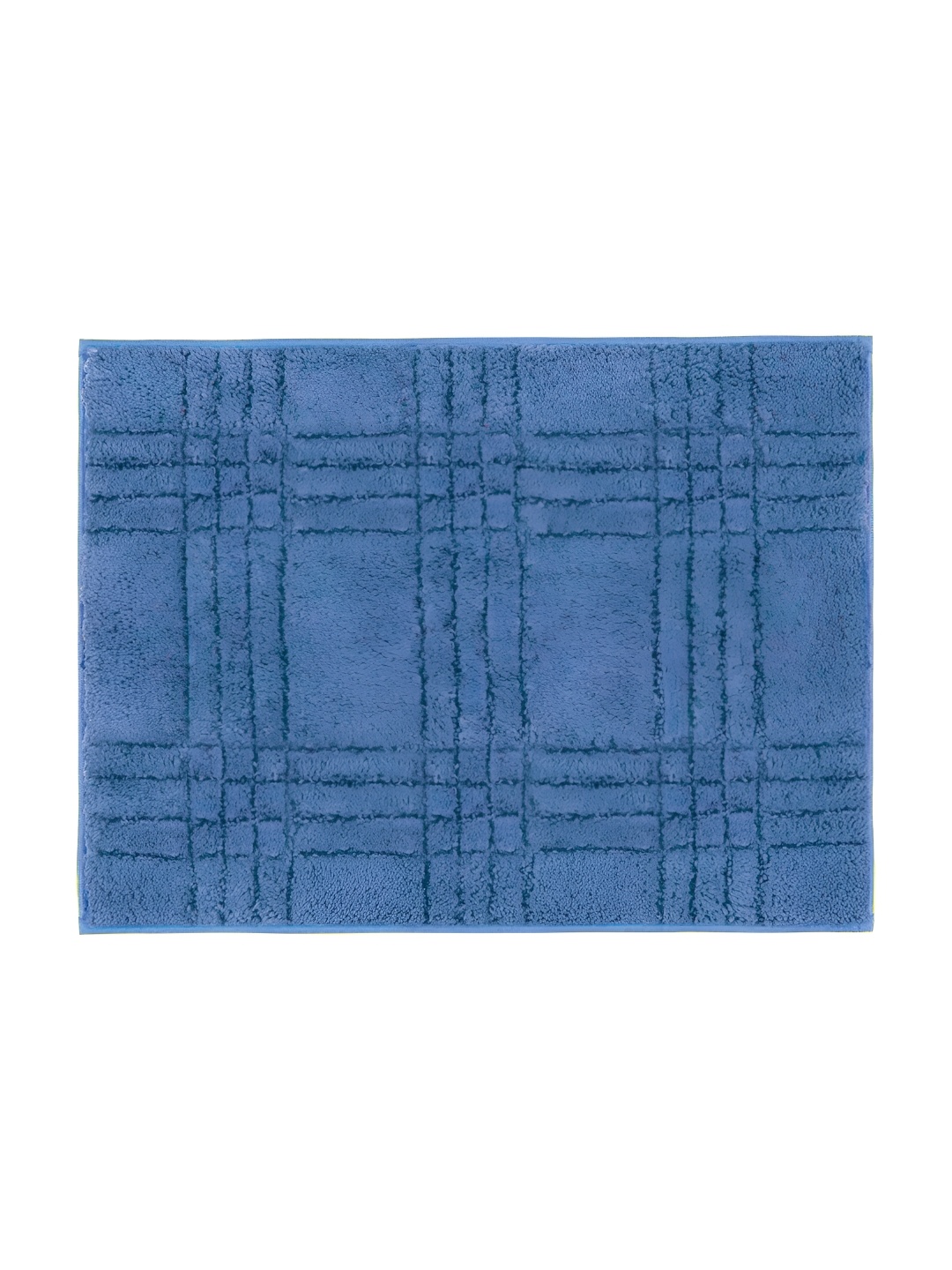 

Freelance Blue Window Pane 1780 GSM Cotton Non-Slip Bath Rug