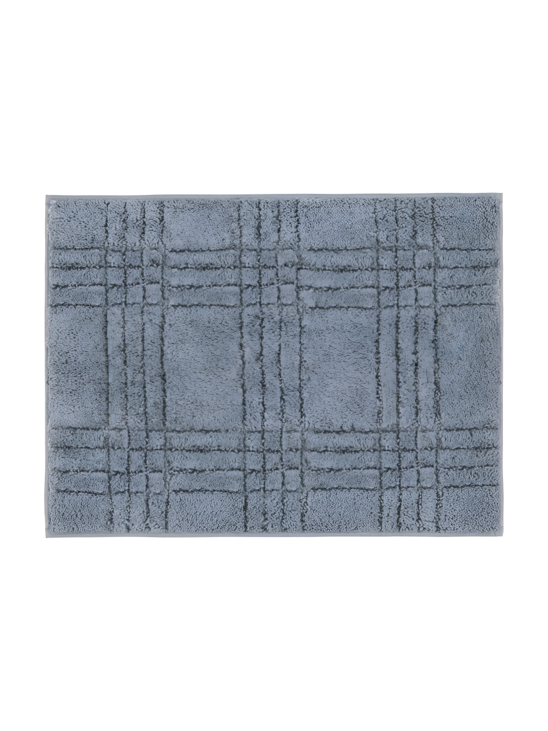 

Freelance Grey Textured 1780 GSM Reversible Cotton Bath Rug
