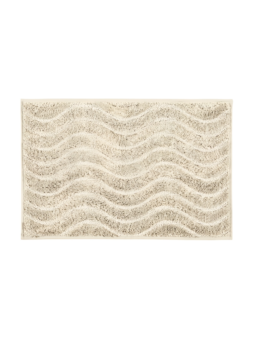 

Freelance Beige Textured 1780 GSM Cotton Reversible Bath Rug