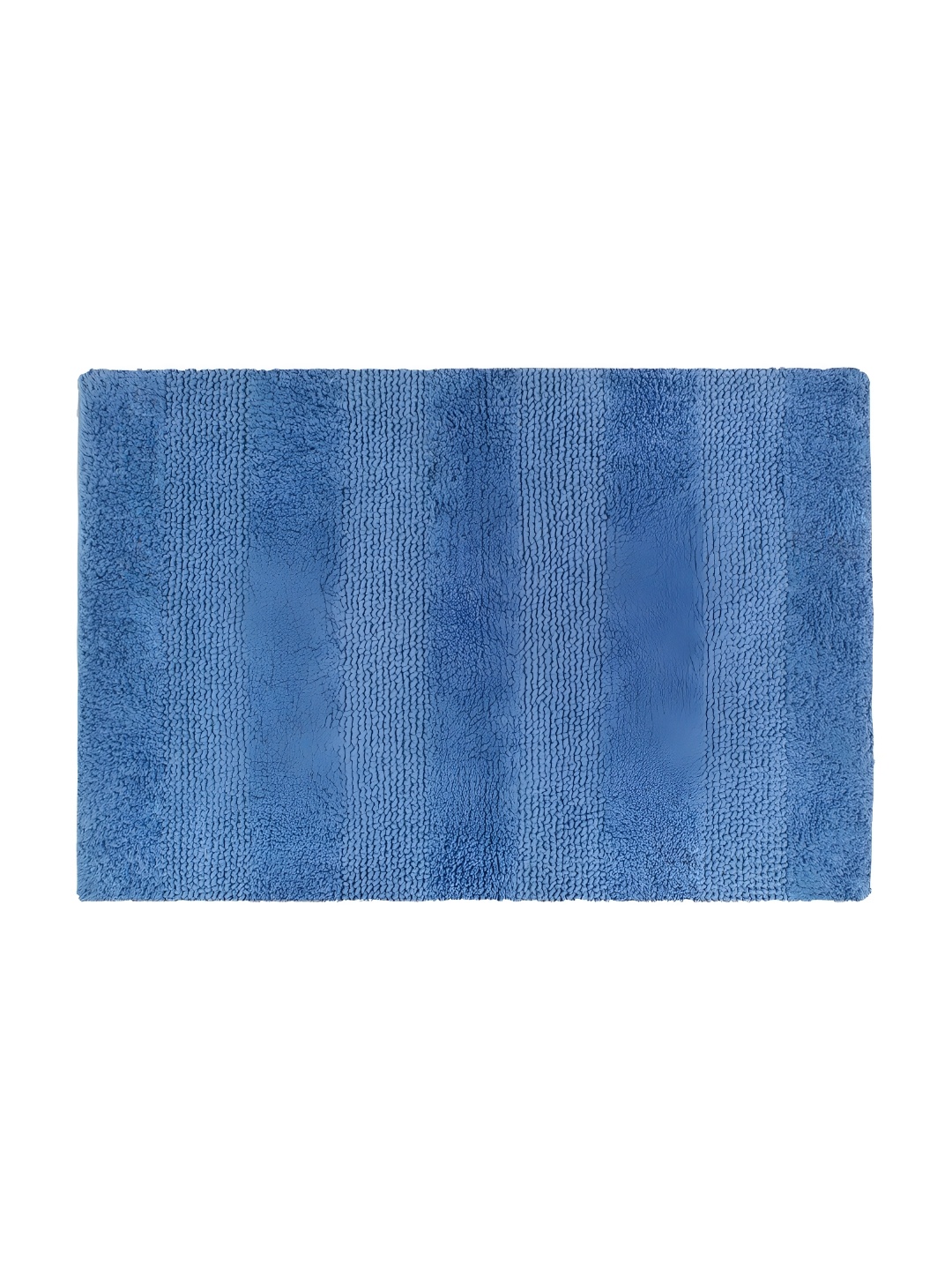 

Freelance Blue Textured Cotton 1780 GSM Reversible Bath Rug