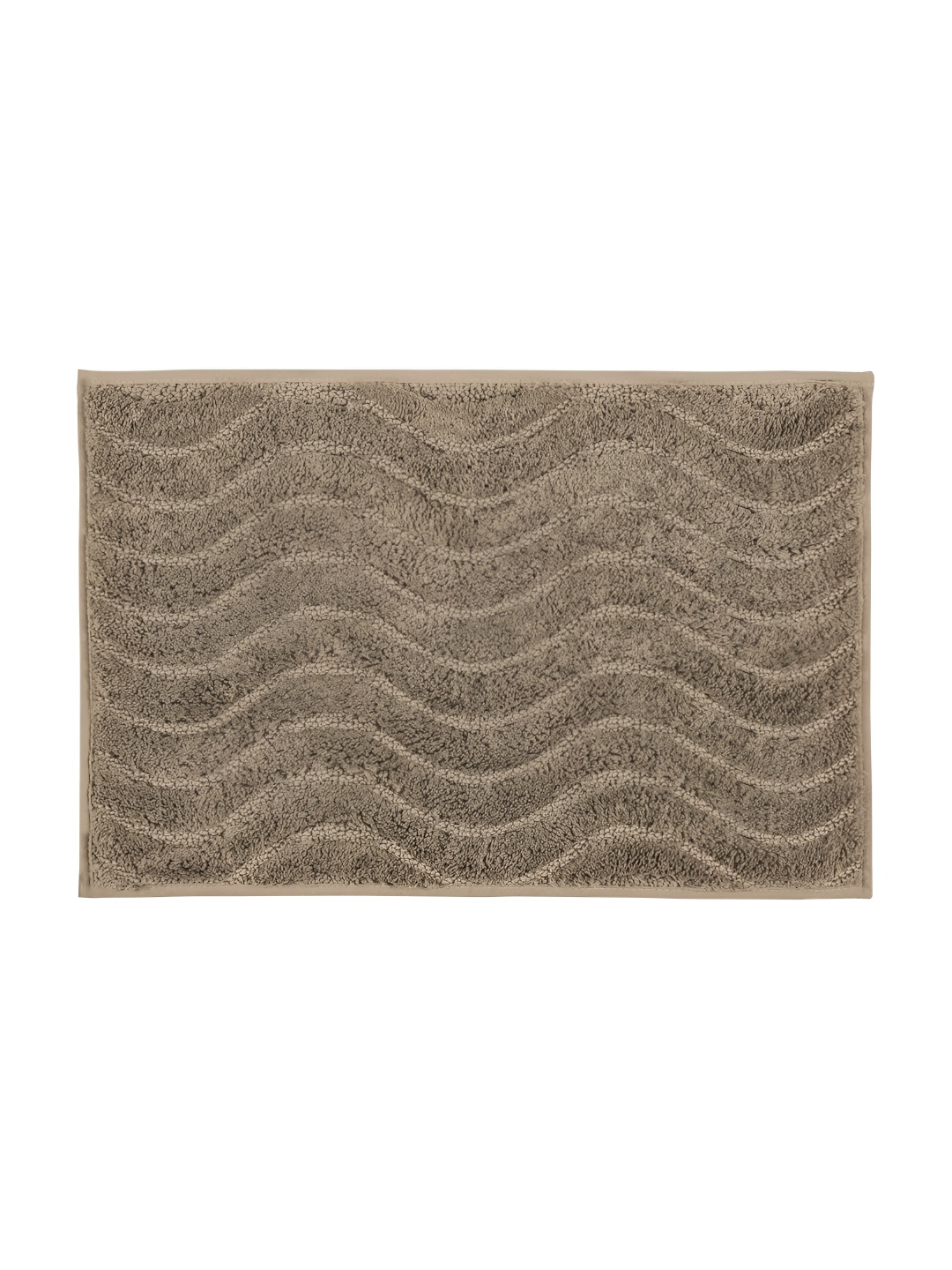 

Freelance Taupe Textured 1780 GSM Reversible Cotton Bath Rug