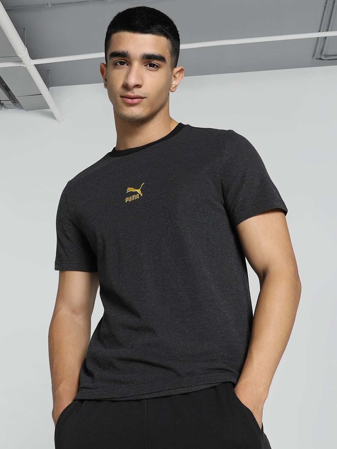 

Puma Classics Pique Slim Fit T-shirt, Black