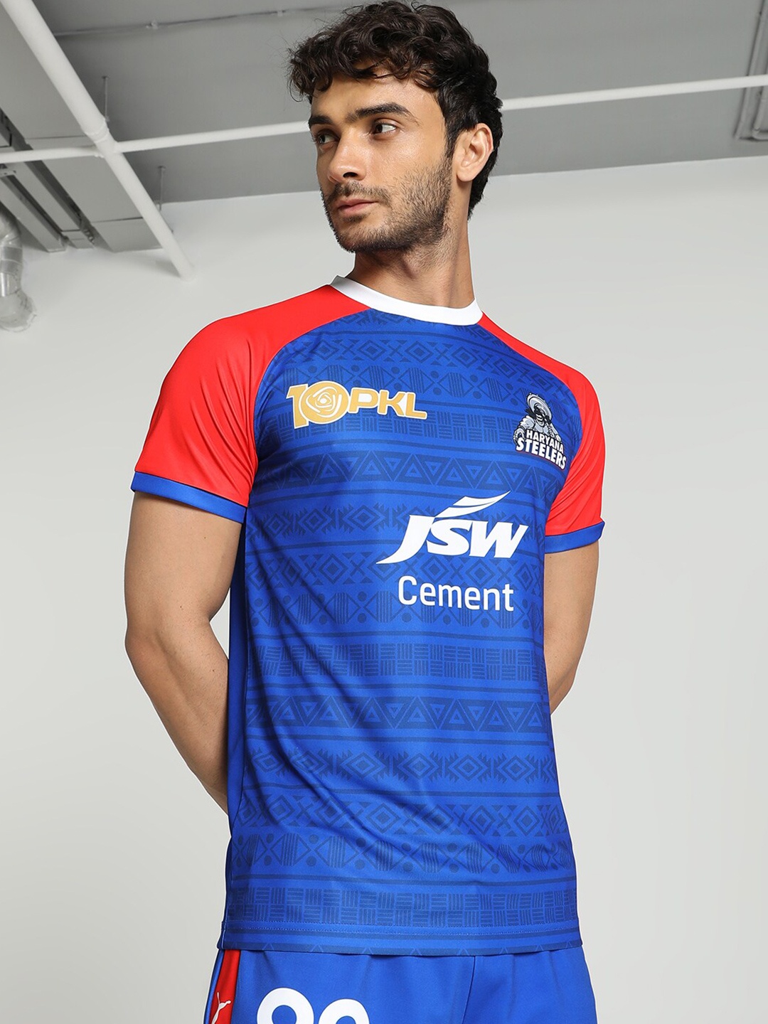 

Puma Men Hs Replica Jersey Haryana Steelers Replica Jersey, Blue