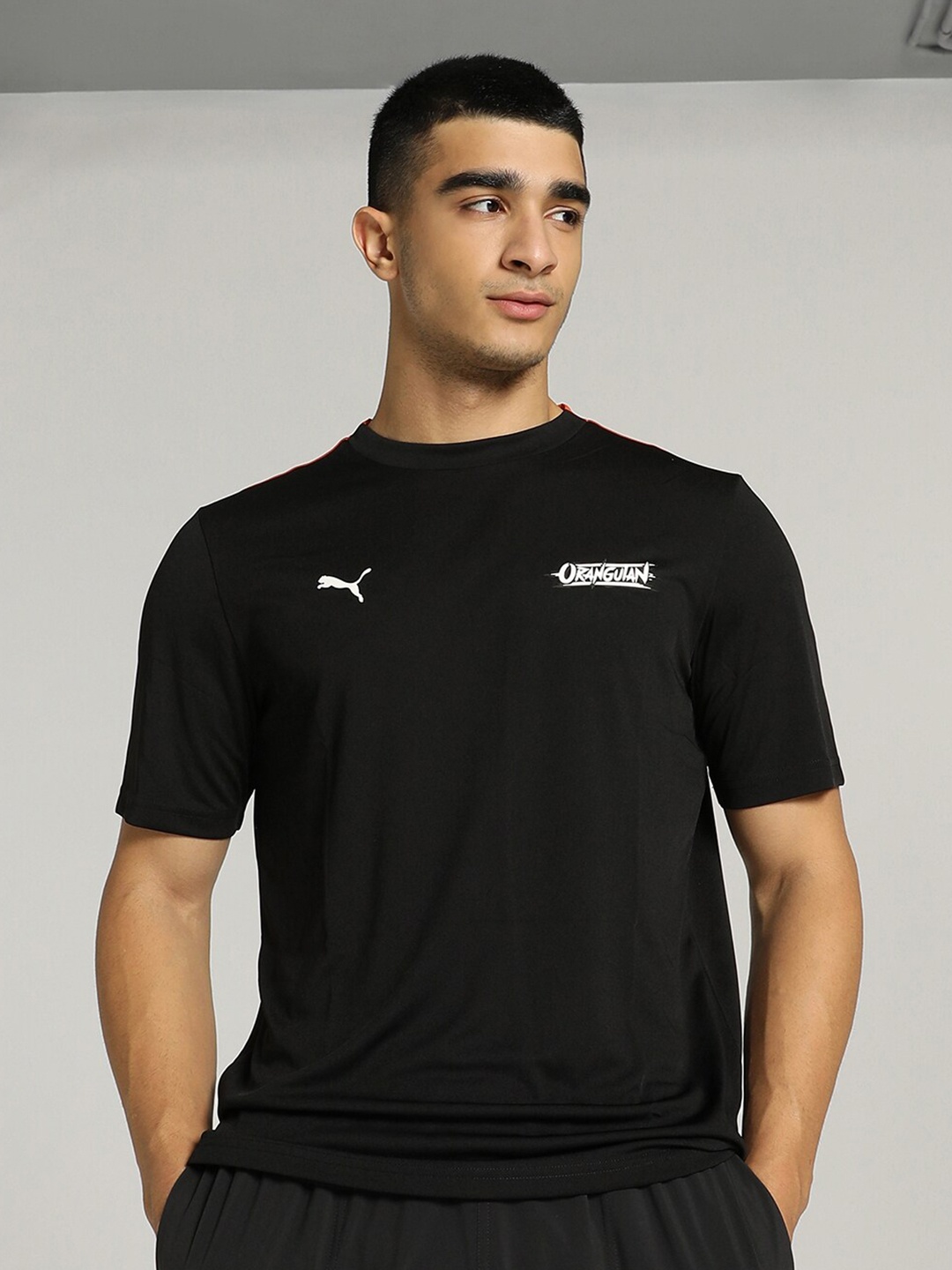 Puma Orangutan Away Jersey T-Shirt, Black