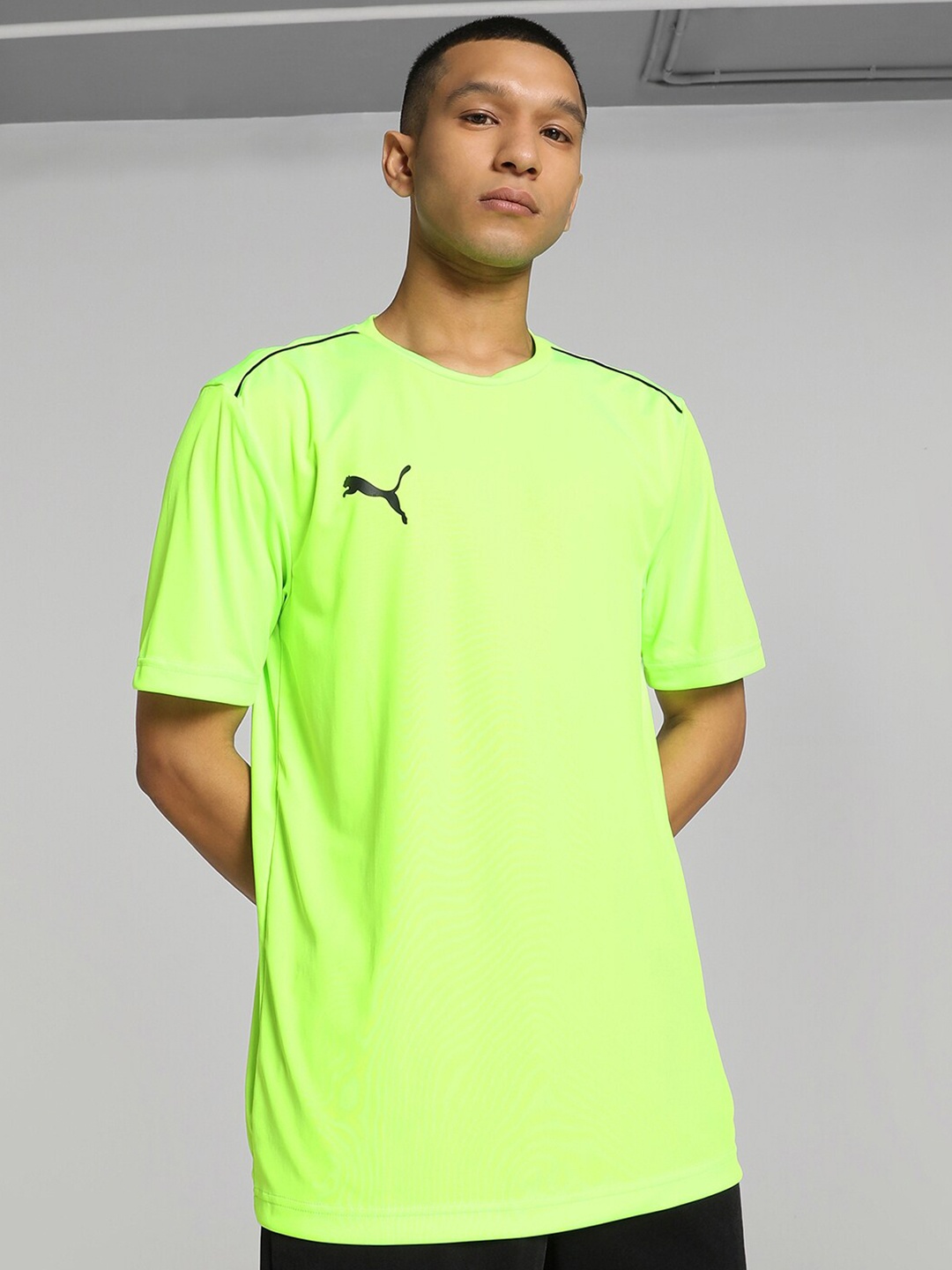 

Puma Round Neck Short Sleeves T-shirt, Lime green