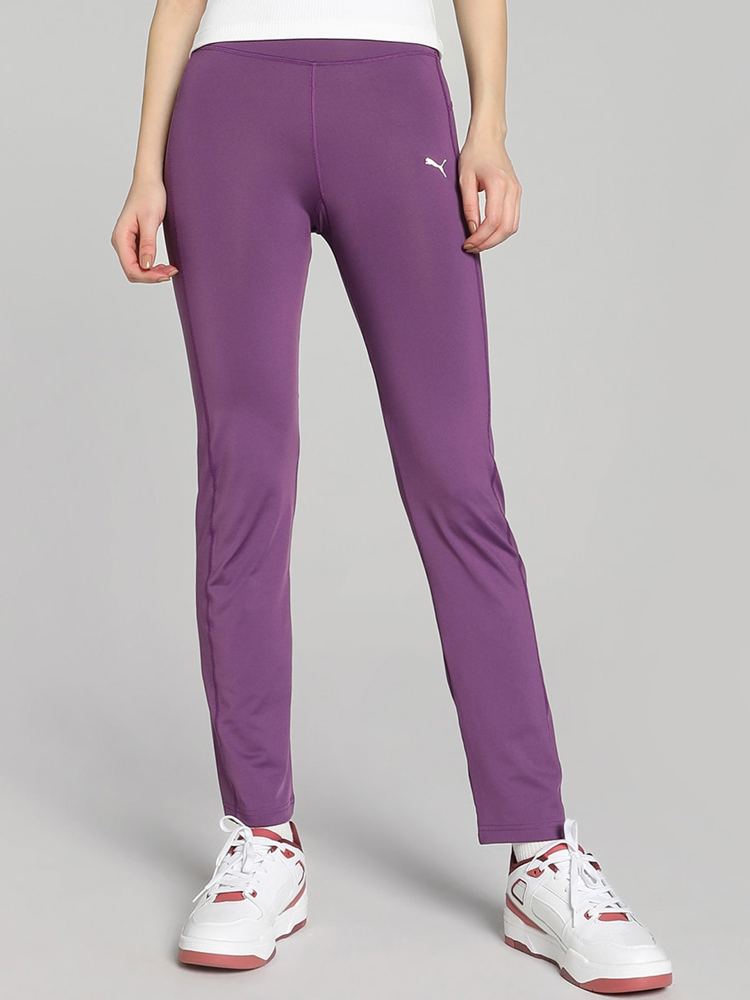 Puma Women's Straight Leg Track Pants, Purple