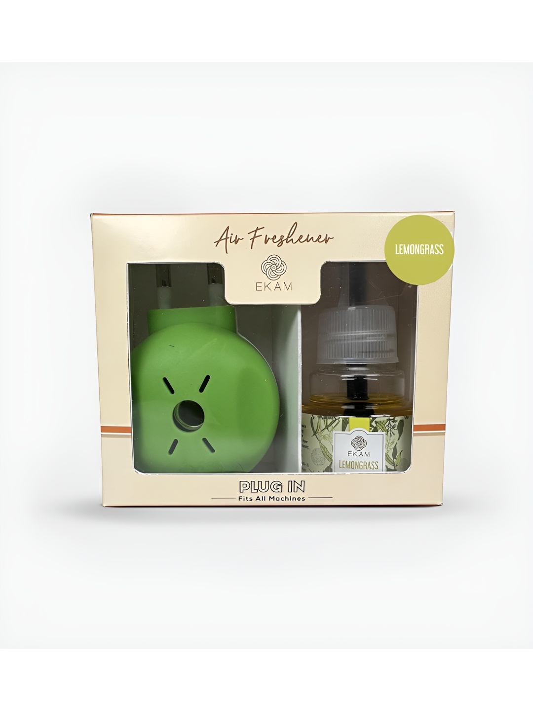 

Ekam Green Lemon Grass Air Freshener- 45ML Refill