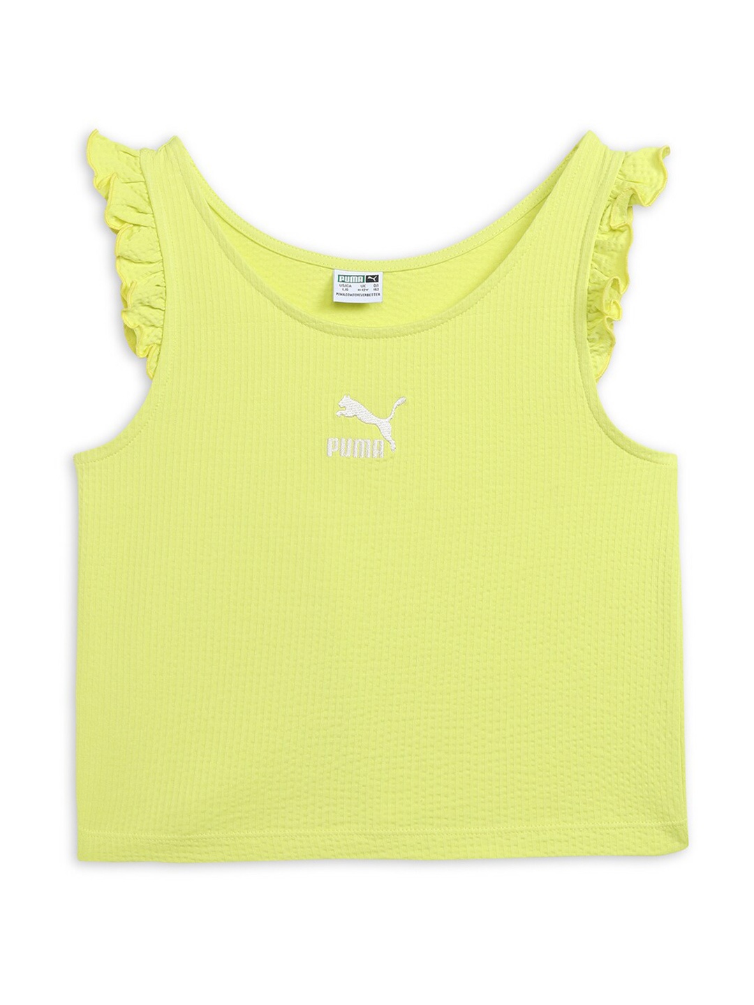 

Puma Ruffles Girls Tank Top, Lime green