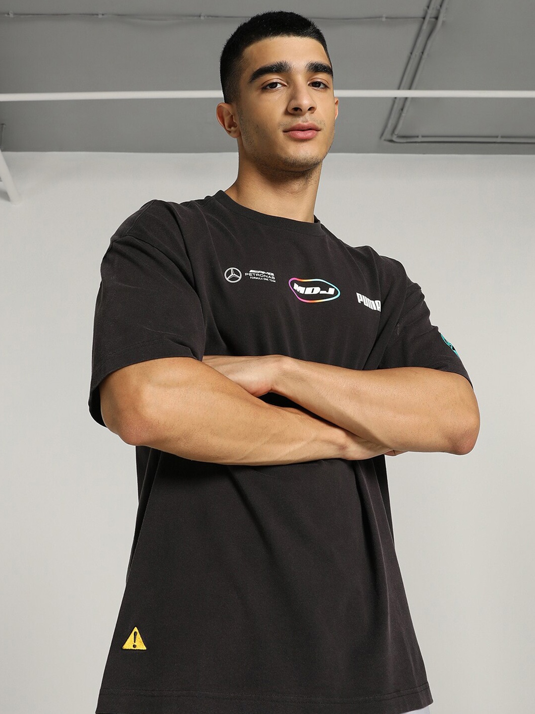 

PUMA Motorsport Mercedes-AMG Petronas MDJ Graphic T-shirt, Black