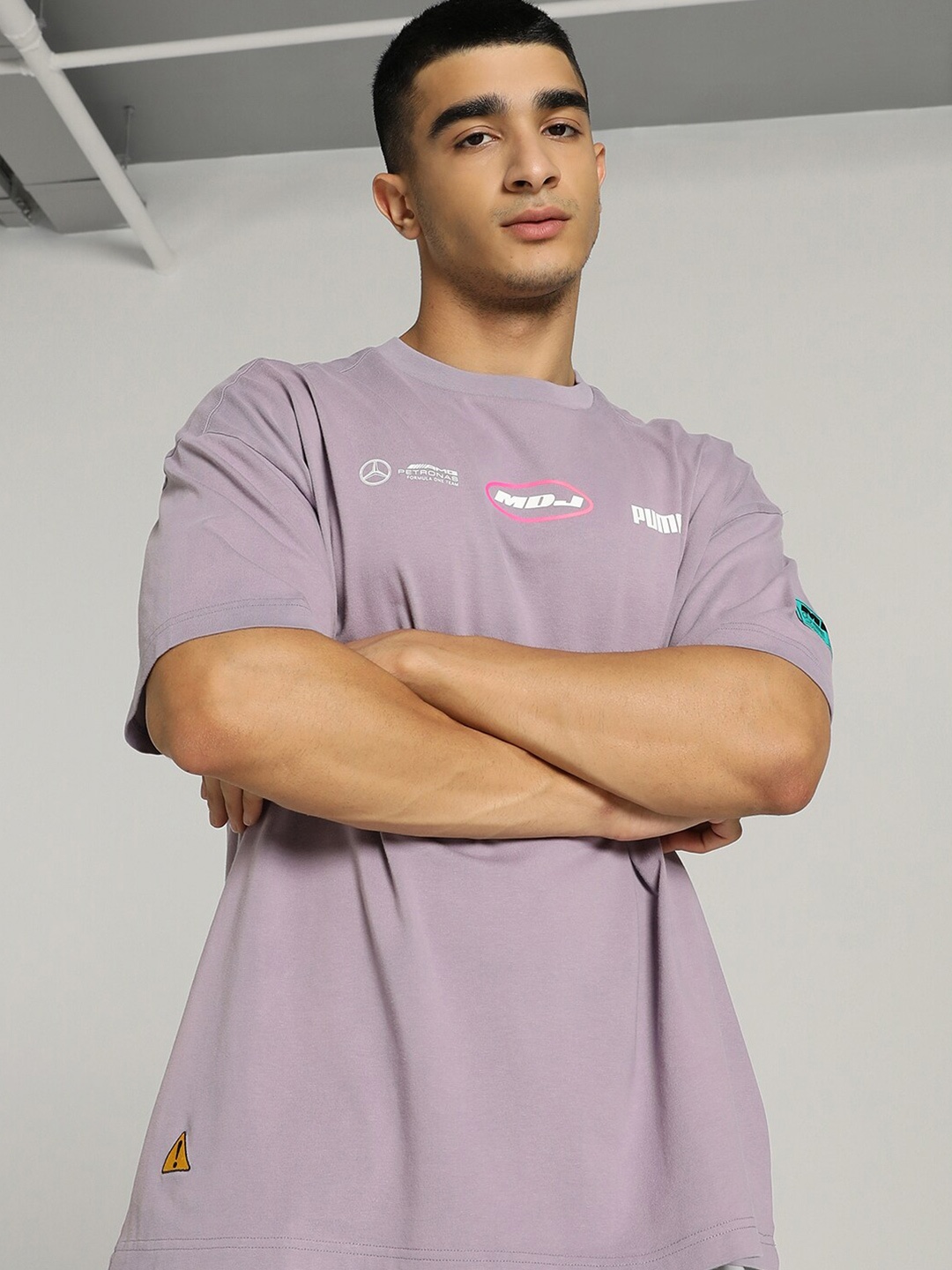 

PUMA Motorsport Mercedes-AMG Petronas MDJ Graphic T-shirt, Purple