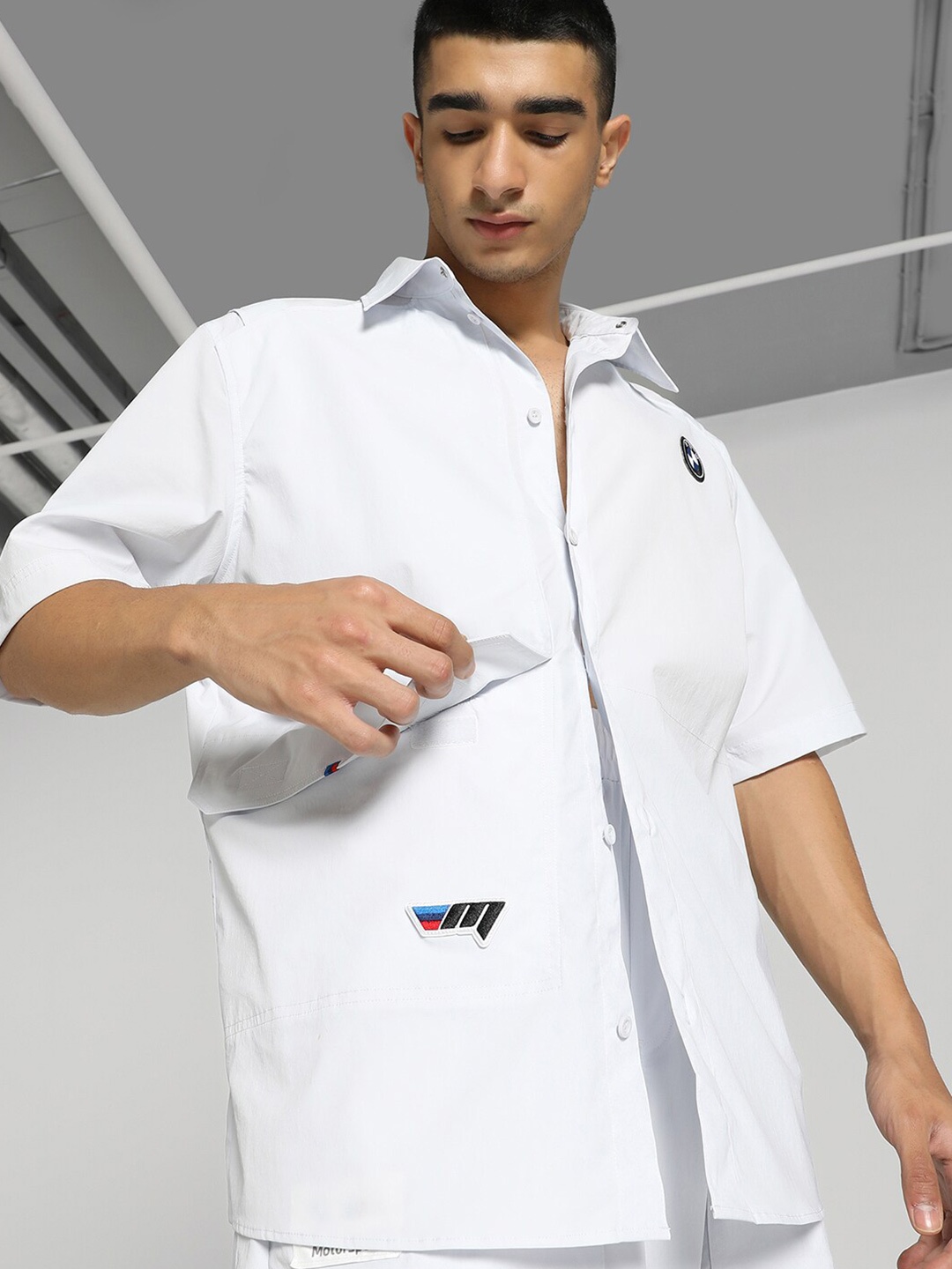 

PUMA Motorsport BMW M Summer Crew Shirt, Grey