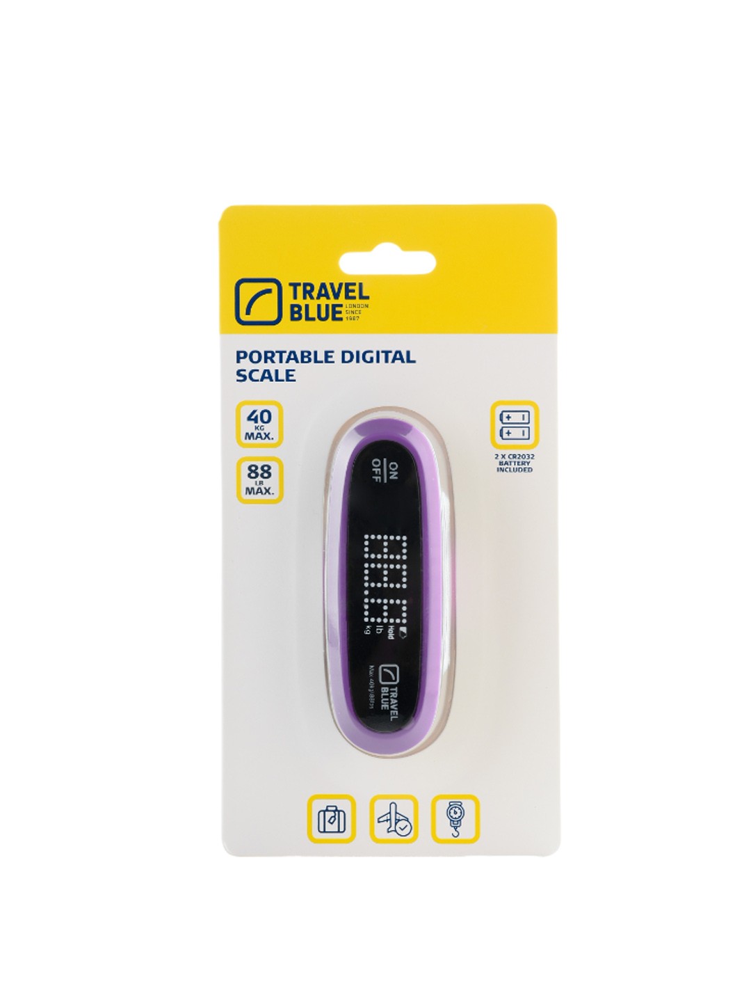 

Travel Blue Lock Portable Digital Scale Travel Accessory, Purple