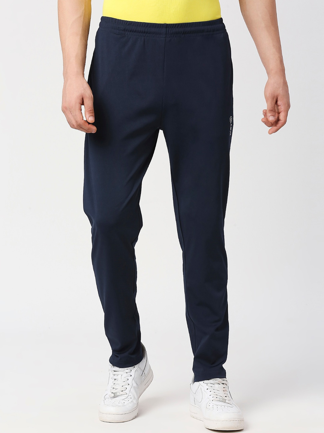 

playR Men Side Pockets Track Pants, Navy blue