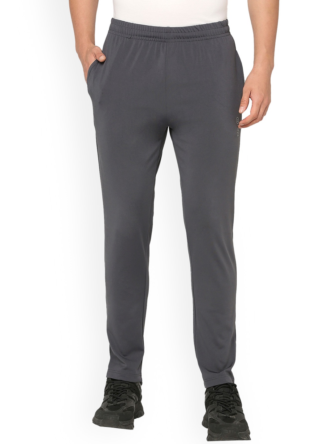 

playR Men Side Pockets Track Pants, Grey