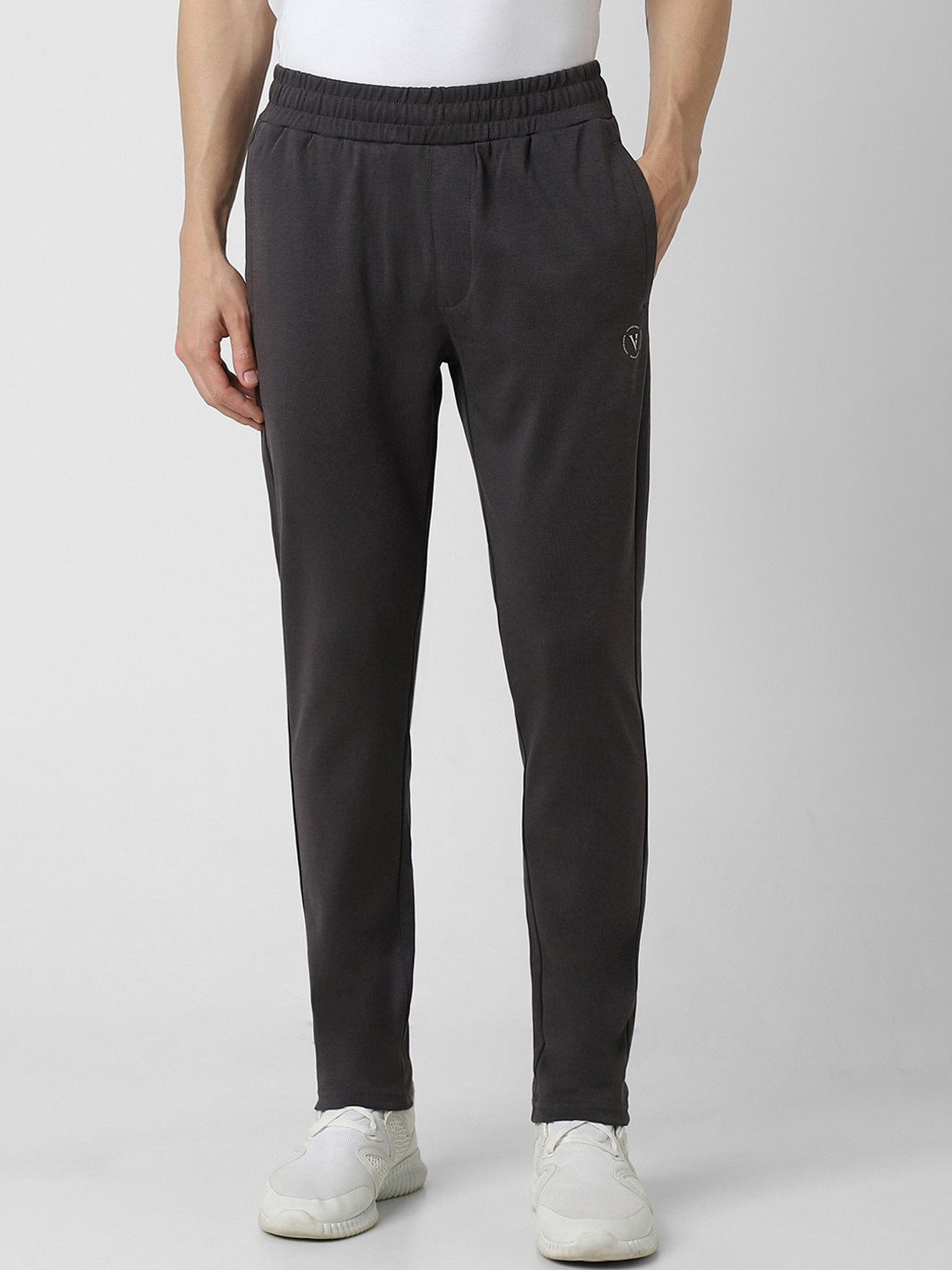

Van Heusen Flex Men Slim Fit Track Pants, Grey