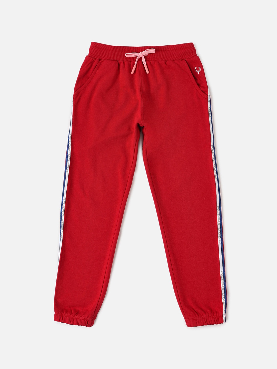 

Allen Solly Junior Girls Mid-Rise Joggers, Red