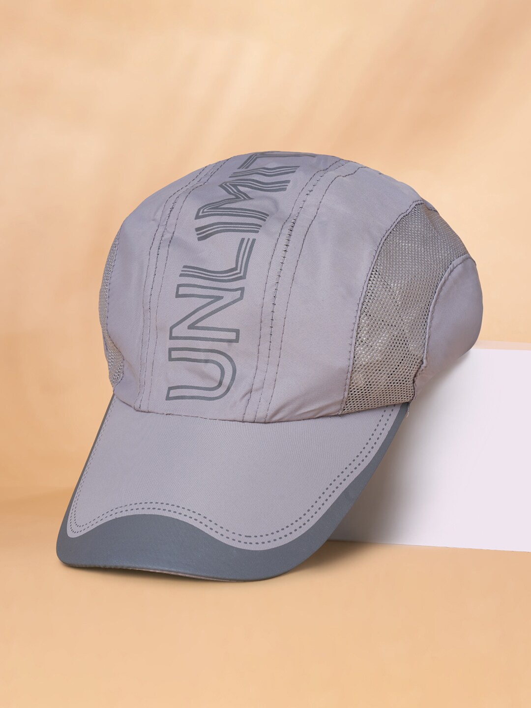 

Pantaloons Junior Boys Printed Cotton Baseball Cap, Blue