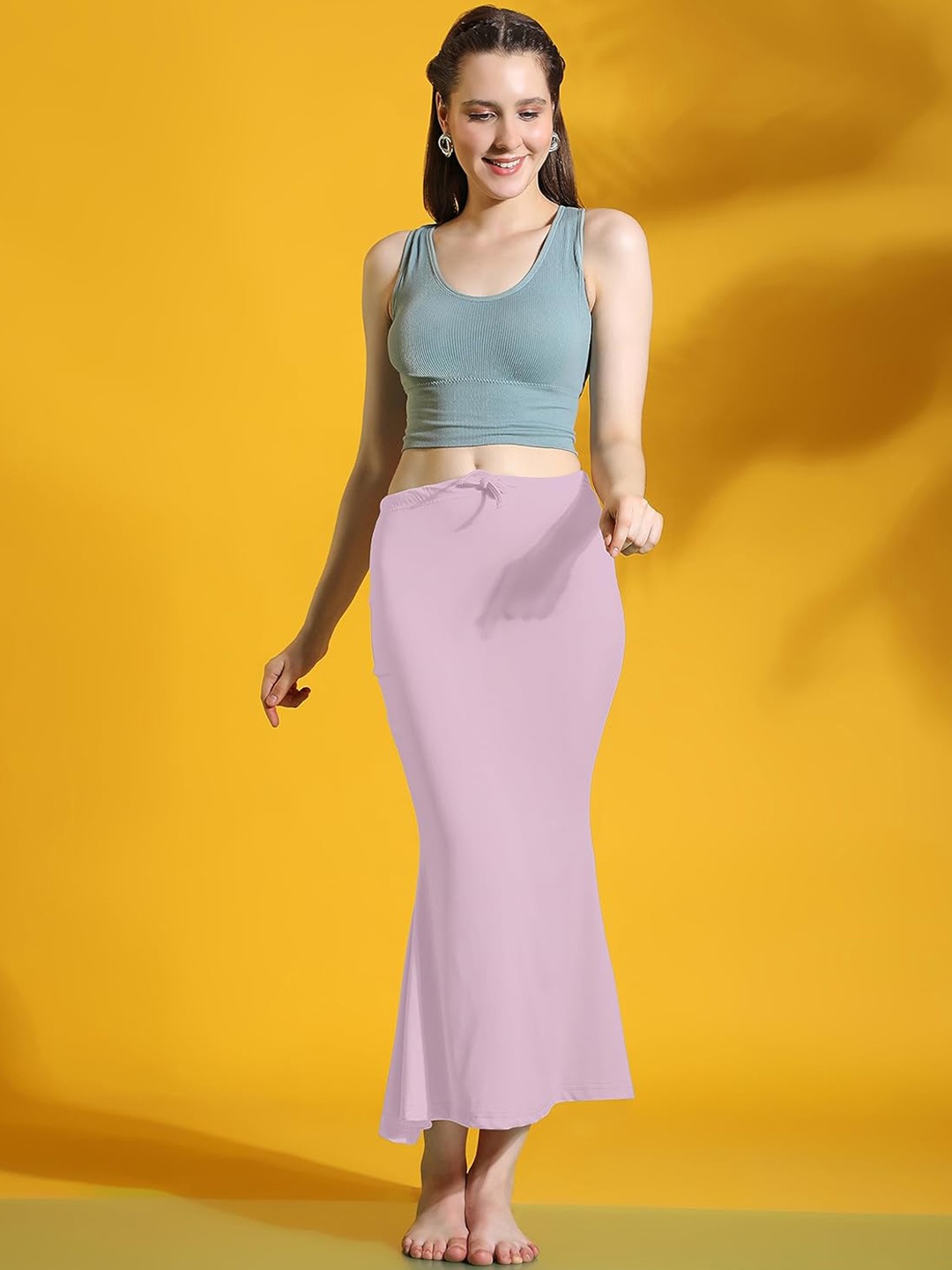 

Ekasya Stretchable Saree Shapewear, Lavender