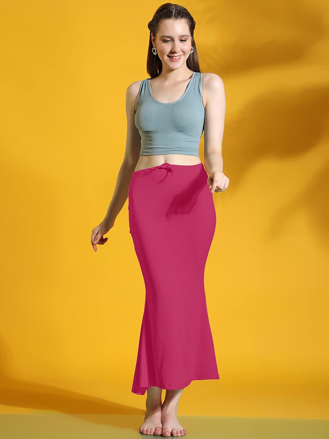 

Ekasya Stretchable Saree Shapewear, Magenta
