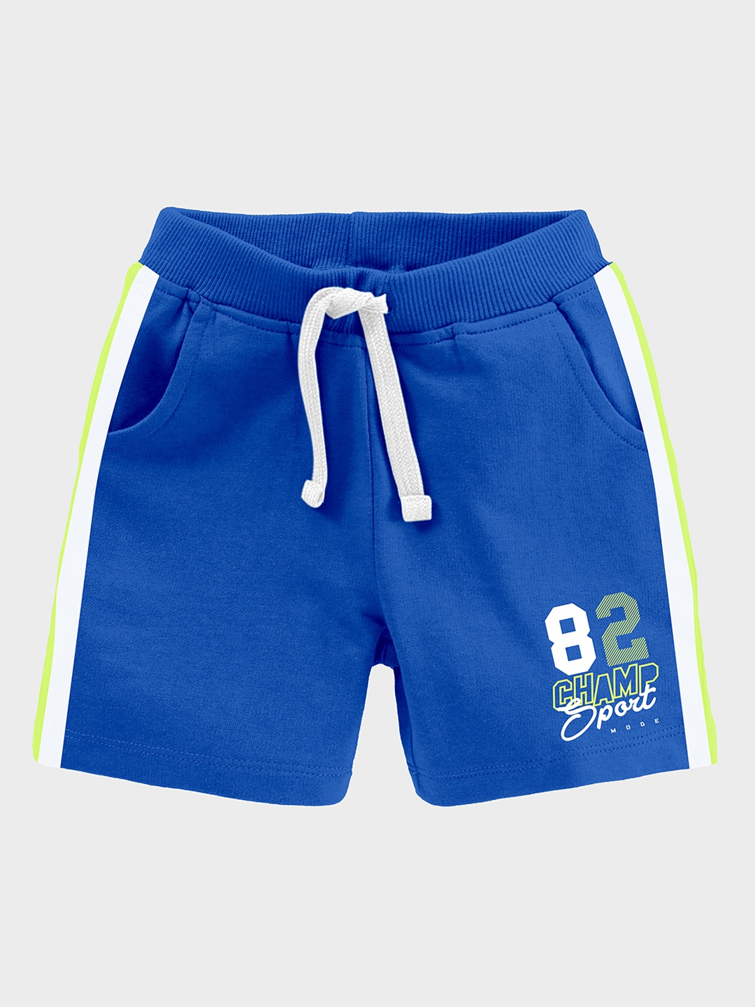 

BAESD Boys Typography Printed Cotton Shorts, Blue