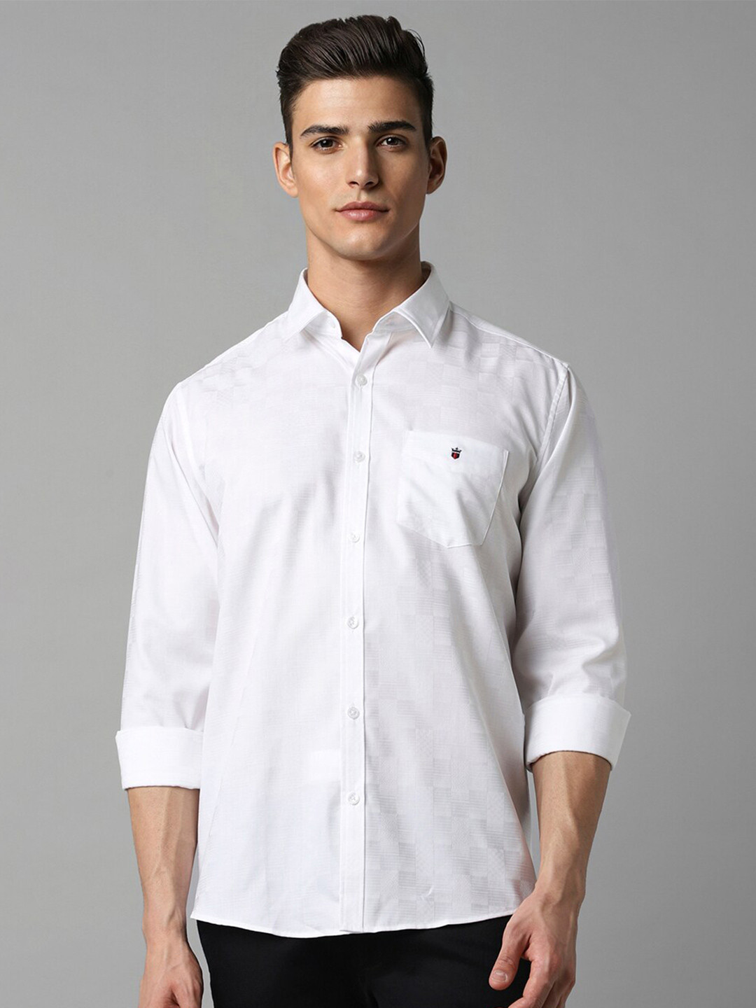 

Louis Philippe Sport Slim Fit Pure Cotton Casual Shirt, White