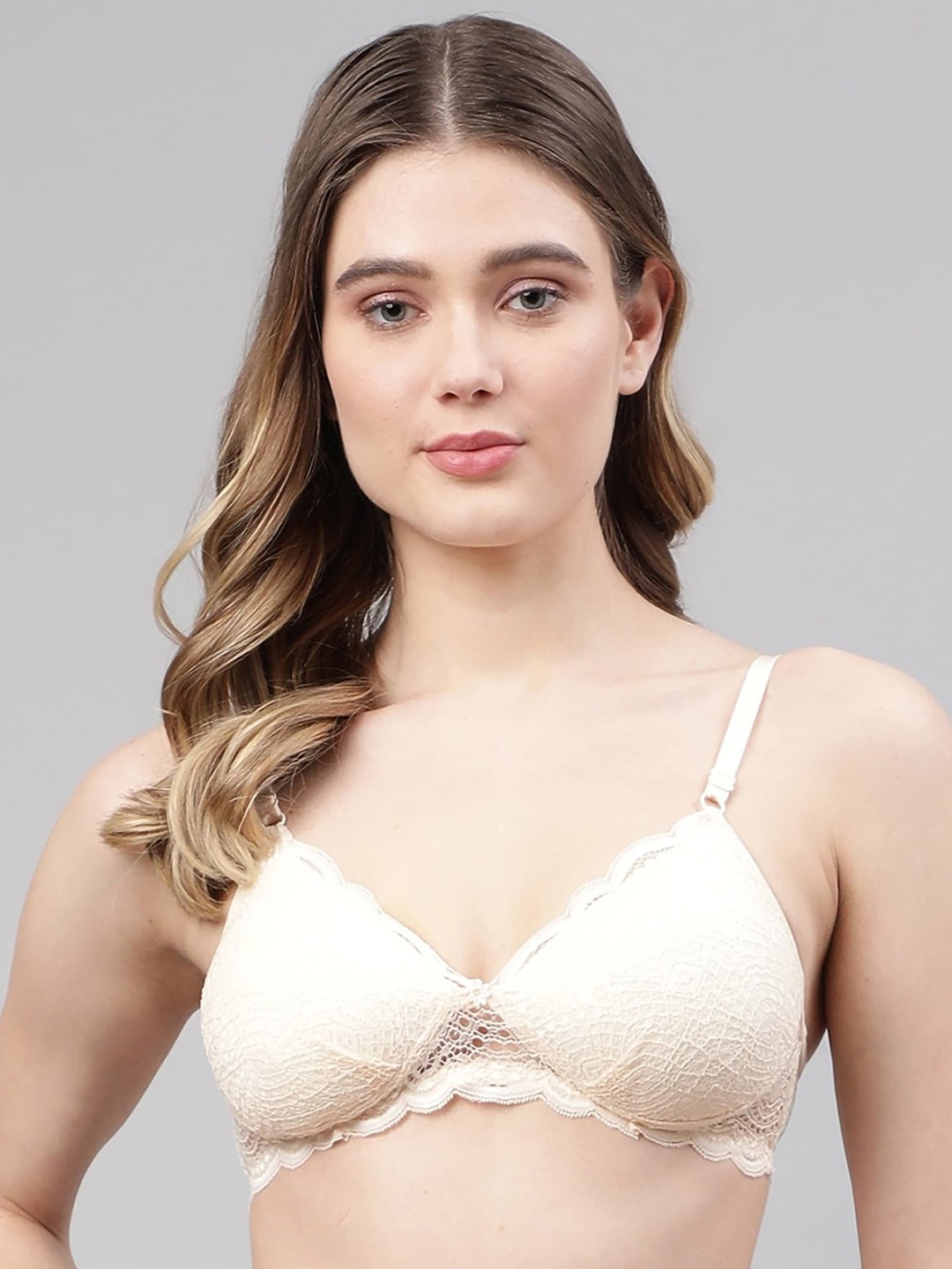

Aamarsh Self Design Lingerie Set, Brown