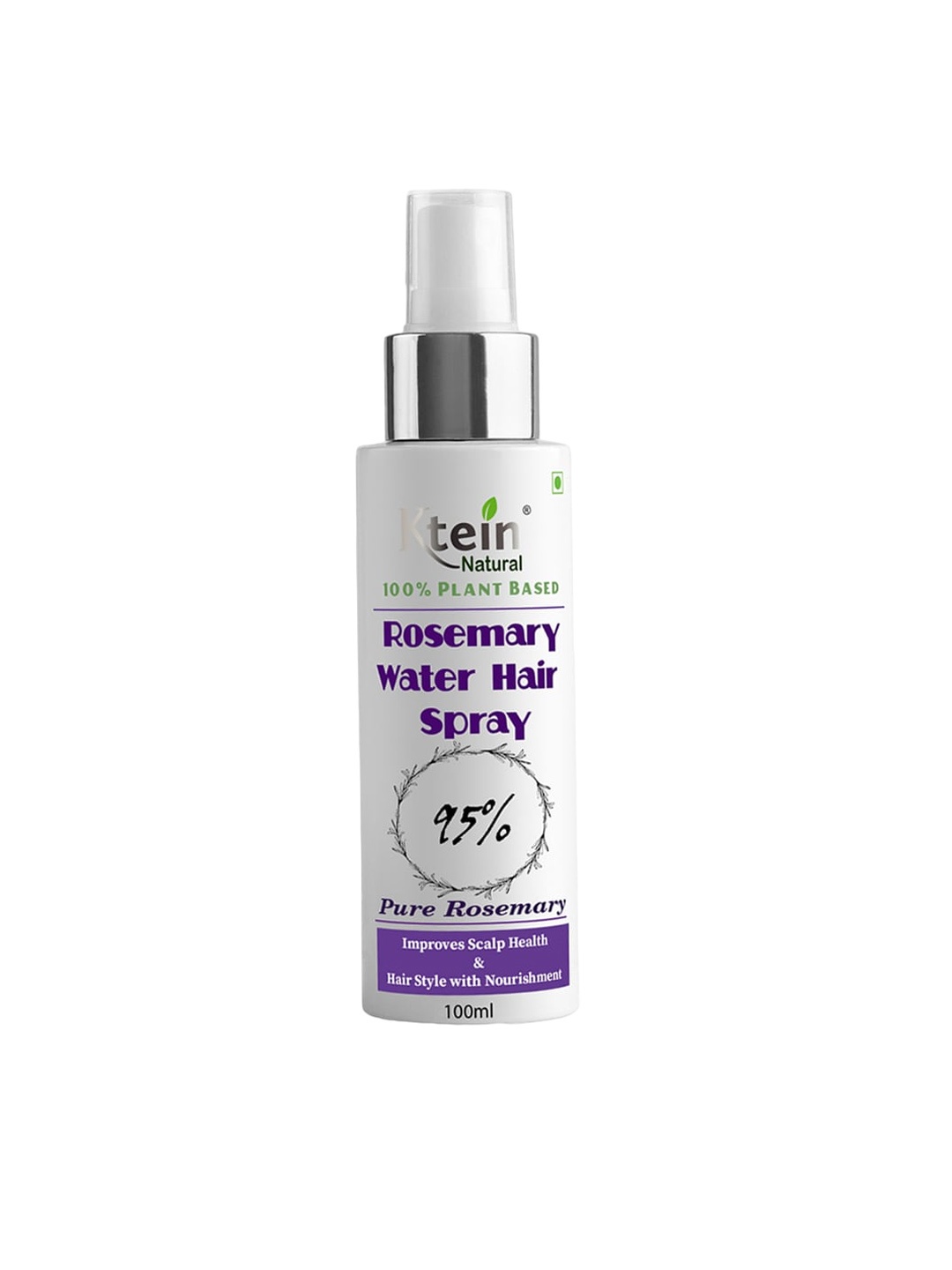 

Ktein Rosemary Water Hair Spray For Scalp Health - 100ml, White