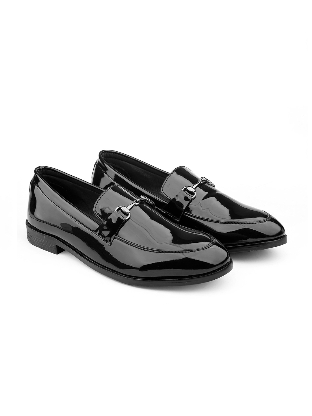 

Bxxy Men Buckle Detailed Formal Loafers, Black