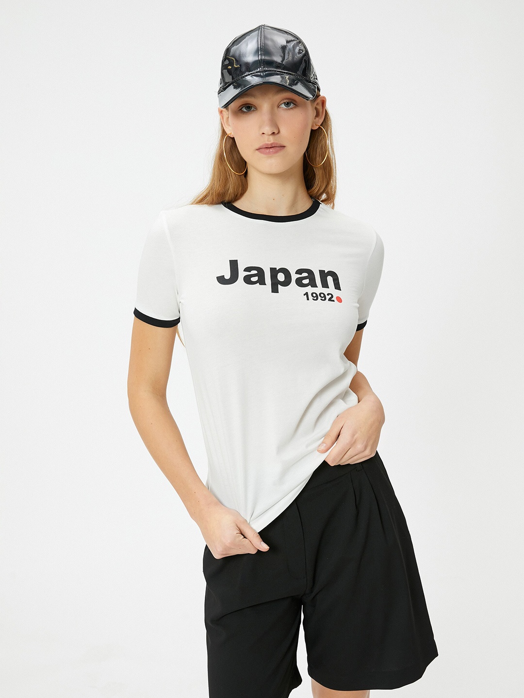 

Koton Typography Printed Pure Cotton T-shirt, White