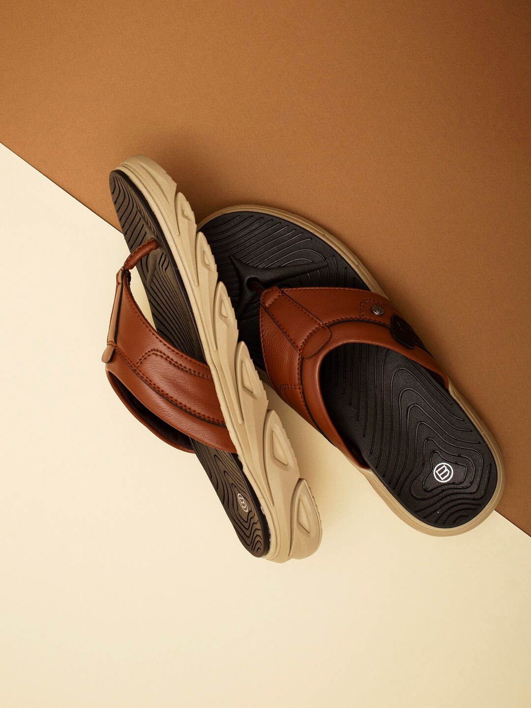 

Big Fox Men Thong Flip-Flops, Tan