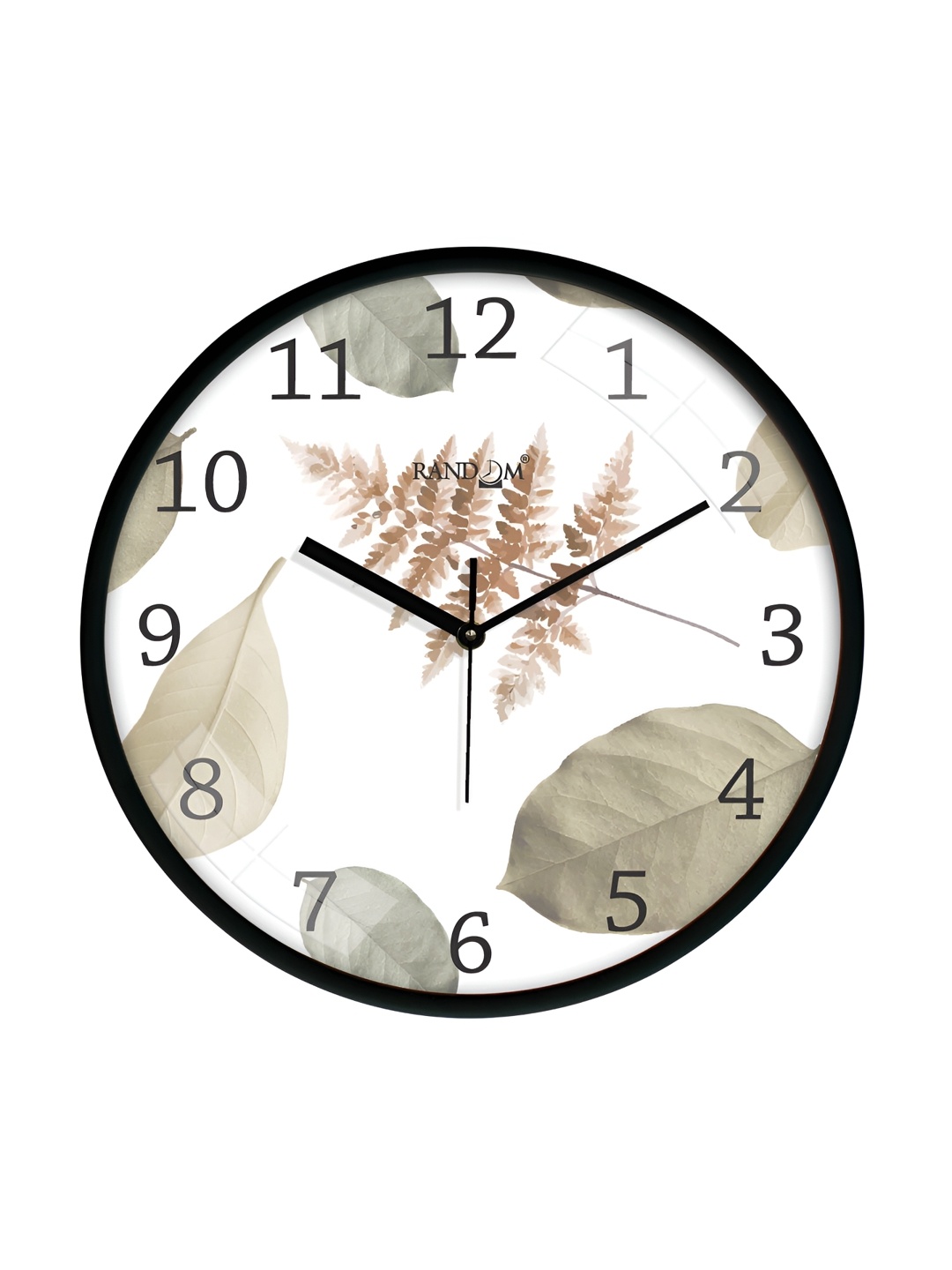 RANDOM Black & White Printed Dial Wall Clock