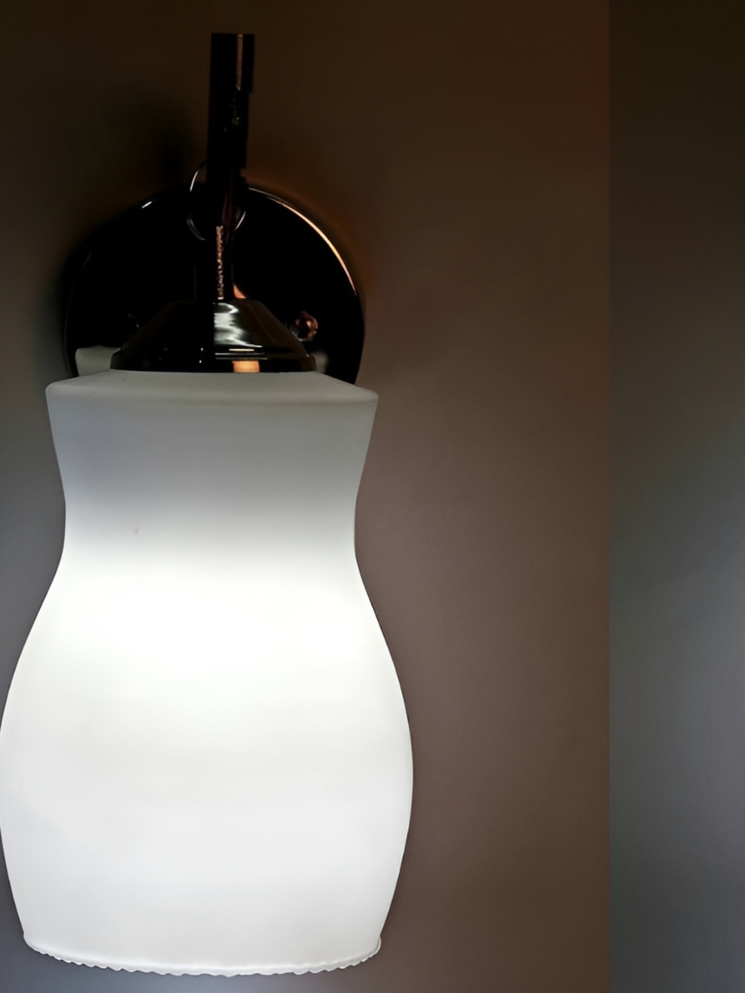 

1ST TIME White 2 Pieces Glass Traditional Cylinder Shaped Wall Lamps