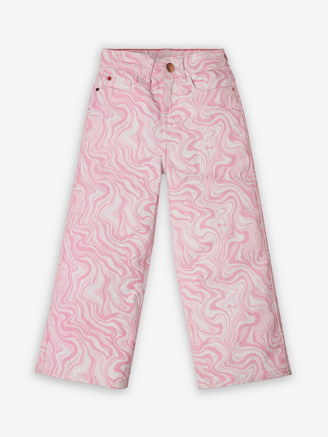 

Ed-a-Mamma Girls Comfort Low Distress Stretchable Jeans, Pink