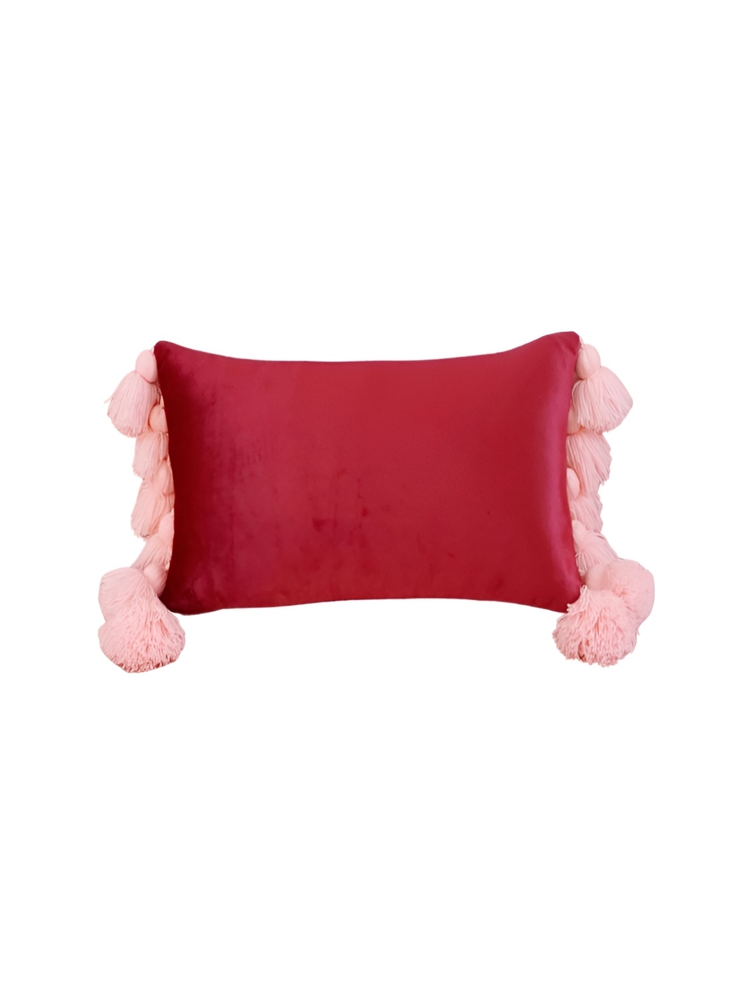 

THROWPILLOW Red & Pink Rectangle Cushion Cover