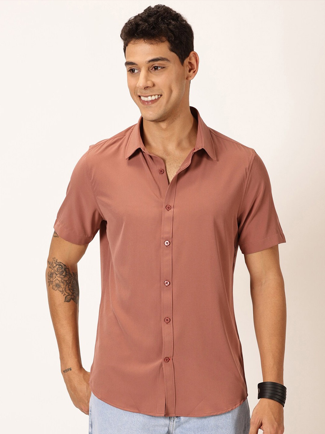 

Thomas Scott Premium Slim Fit Casual Shirt, Peach