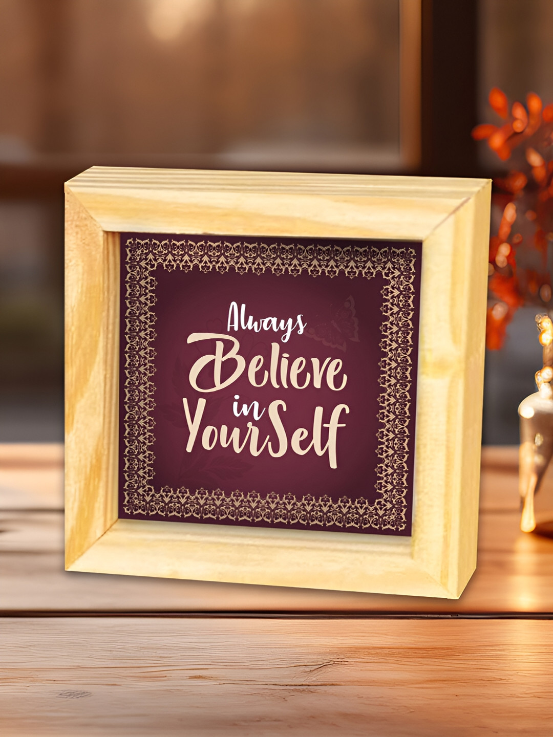 

ArtVibes Maroon Wooden Small Figurine Showpiece