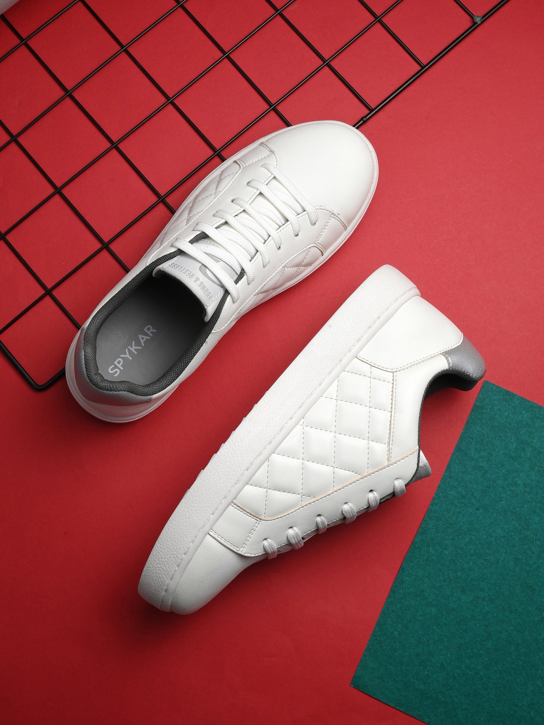 

SPYKAR Women Round Toe Sneakers, White