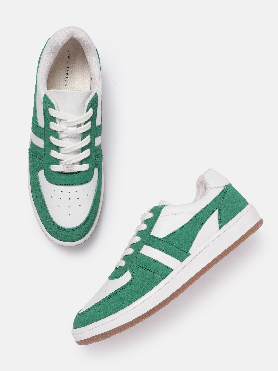 

Lino Perros Women Colourblocked Sneakers, Green