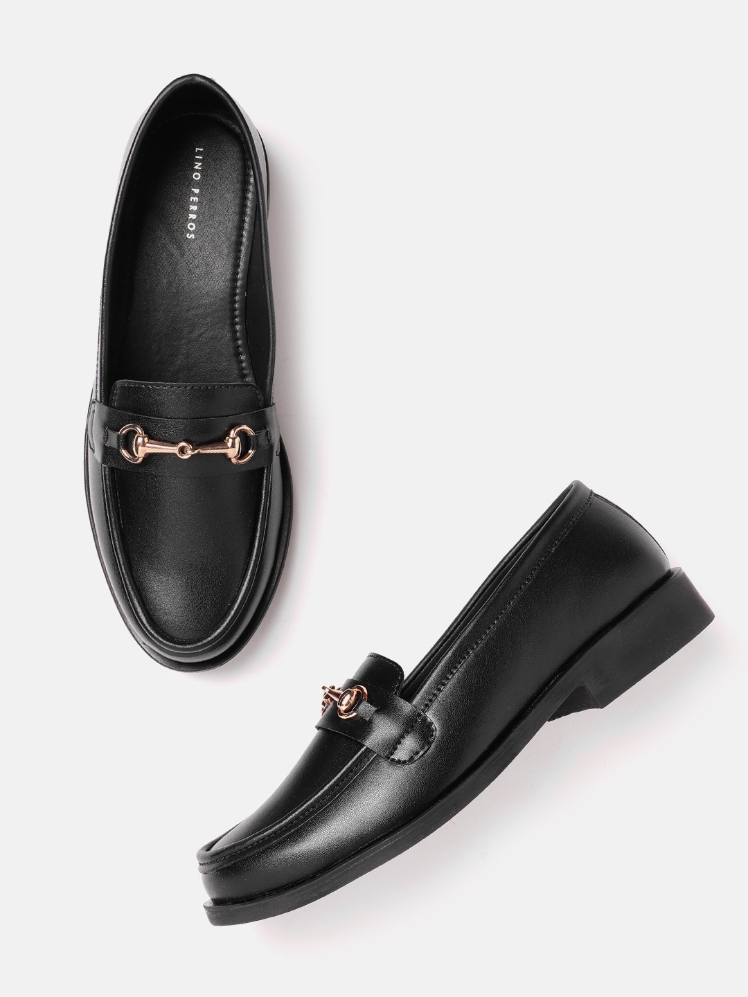 

Lino Perros Women Loafers, Black