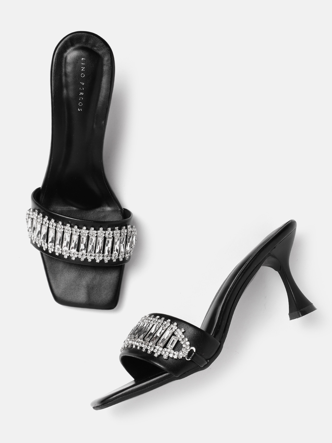 

Lino Perros Embellished Party Slim Heels, Black