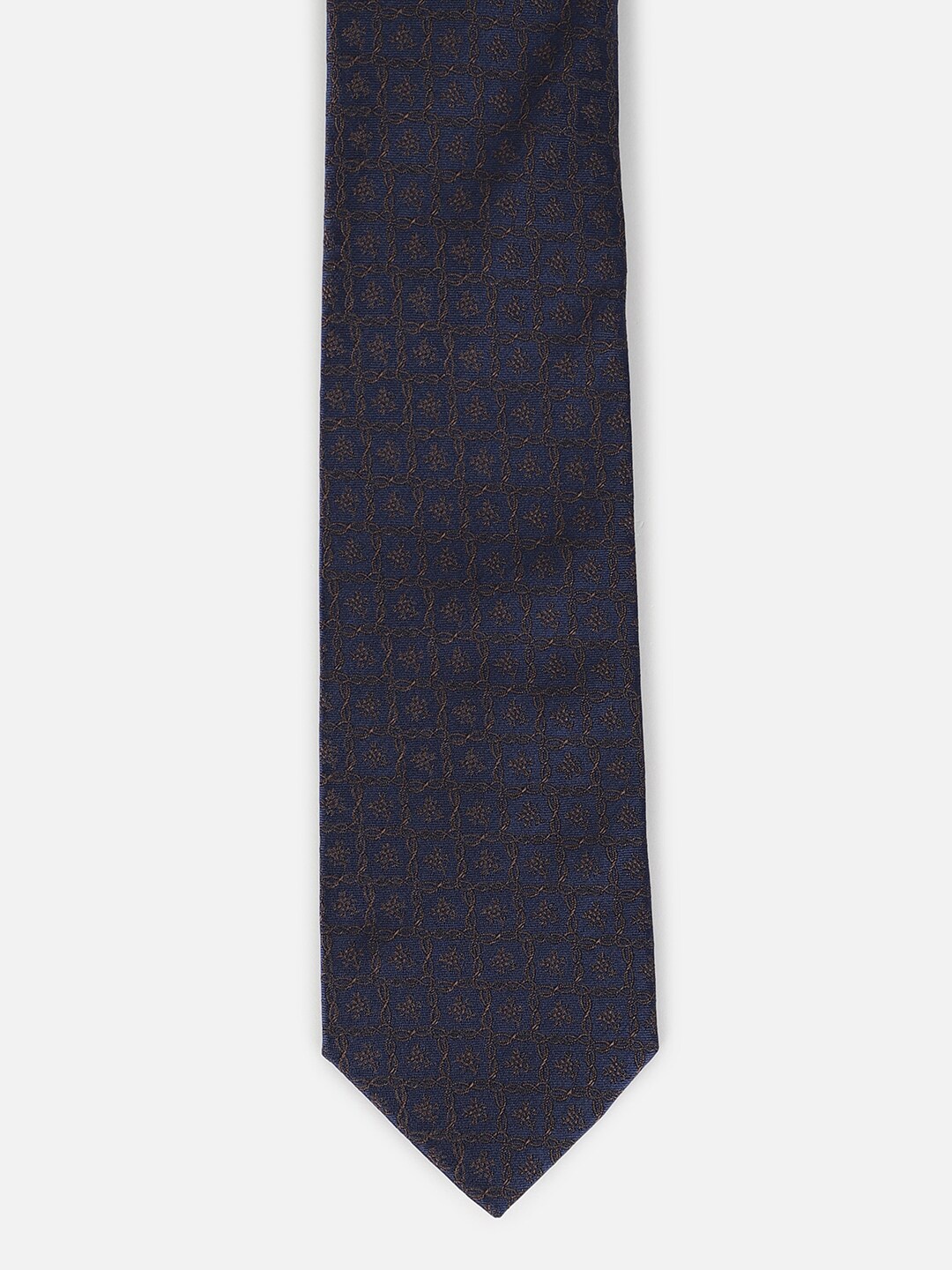 Louis Philippe Men Broad Tie, Navy blue