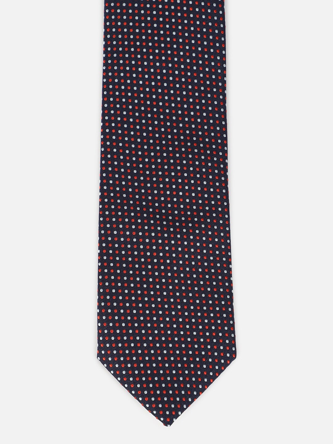 

Louis Philippe Men Woven Design Broad Tie, Black